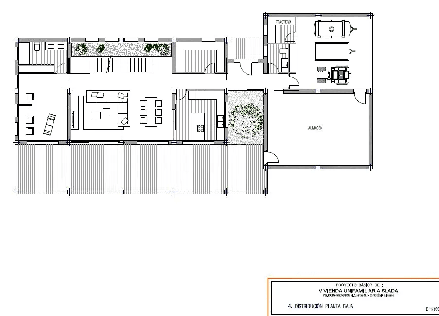 Finca en Denia con proyecto de vivienda