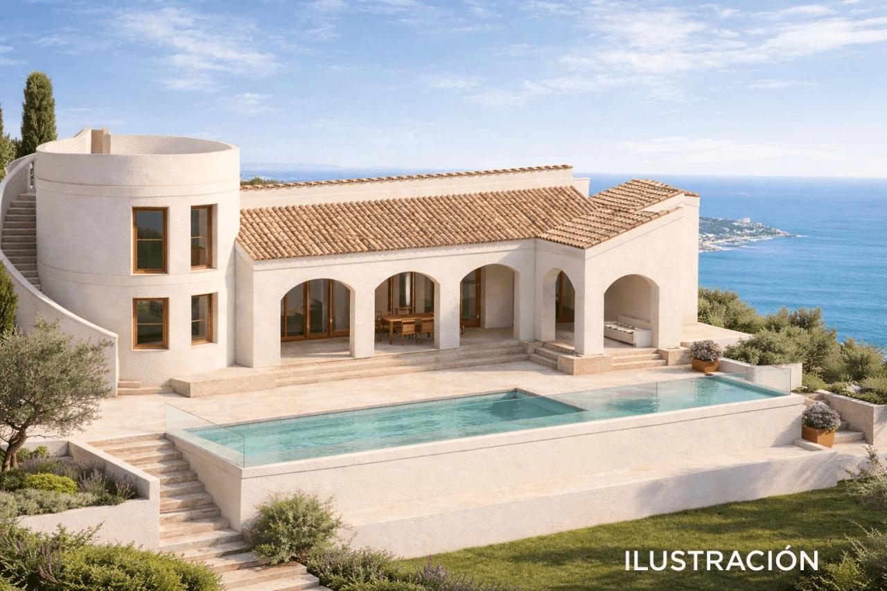 Villa para reformar con las mejores vistas de Dénia.
