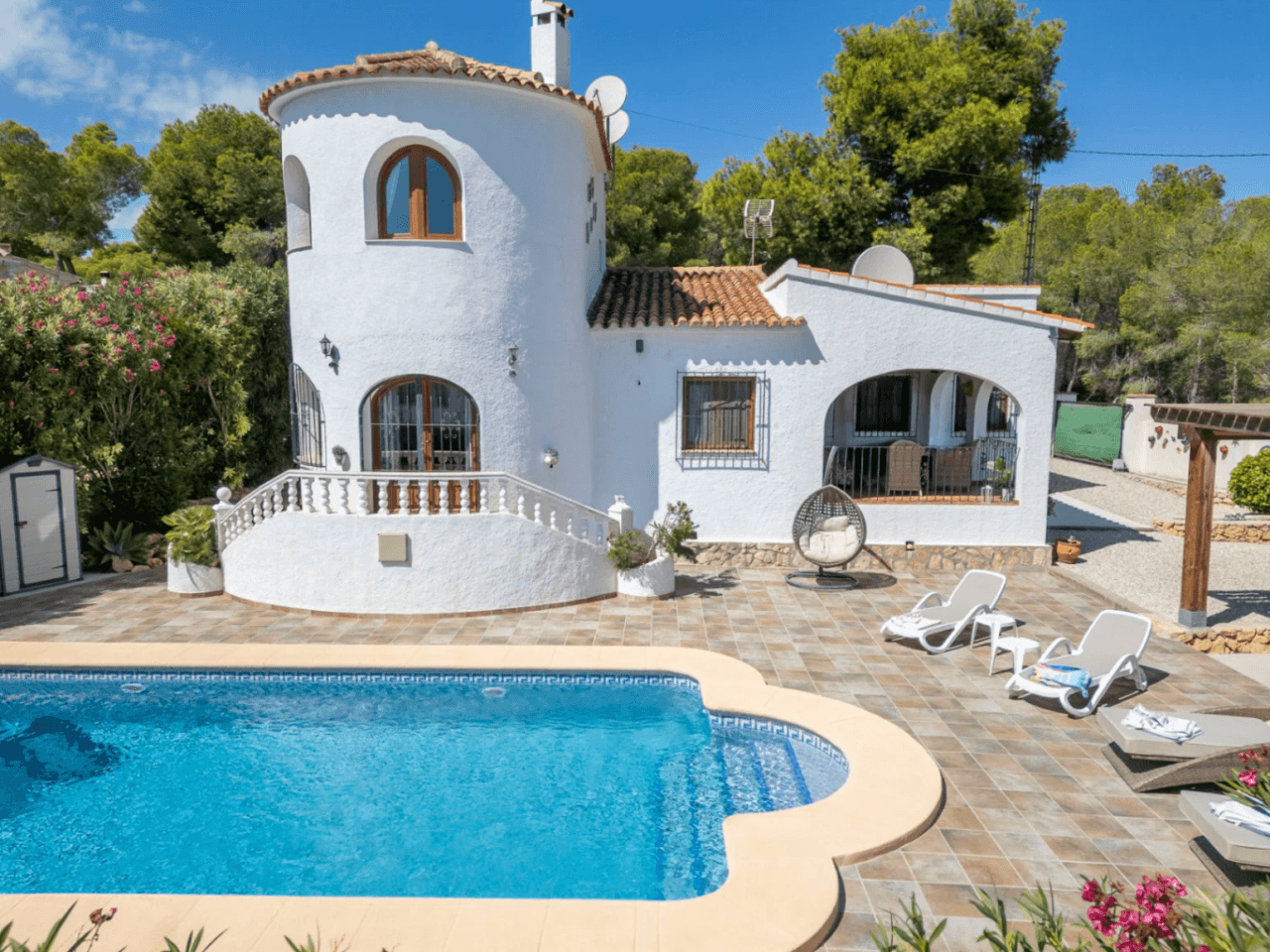Villa con vistas al mar en Benissa Costa (La Fustera)