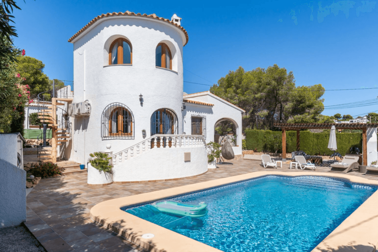 Villa con vistas al mar en Benissa Costa (La Fustera)