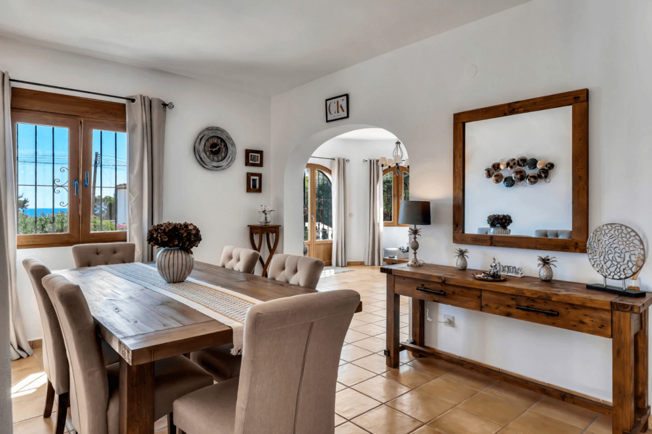 Villa con vistas al mar en Benissa Costa (La Fustera)