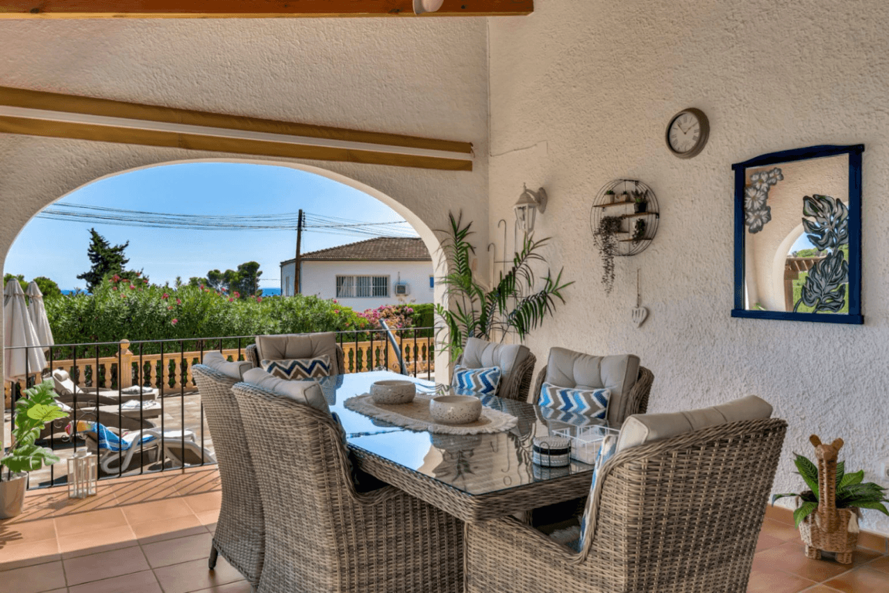 Villa con vistas al mar en Benissa Costa (La Fustera)
