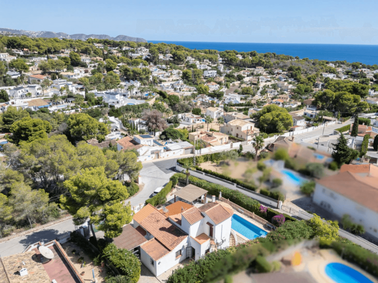 Villa con vistas al mar en Benissa Costa (La Fustera)