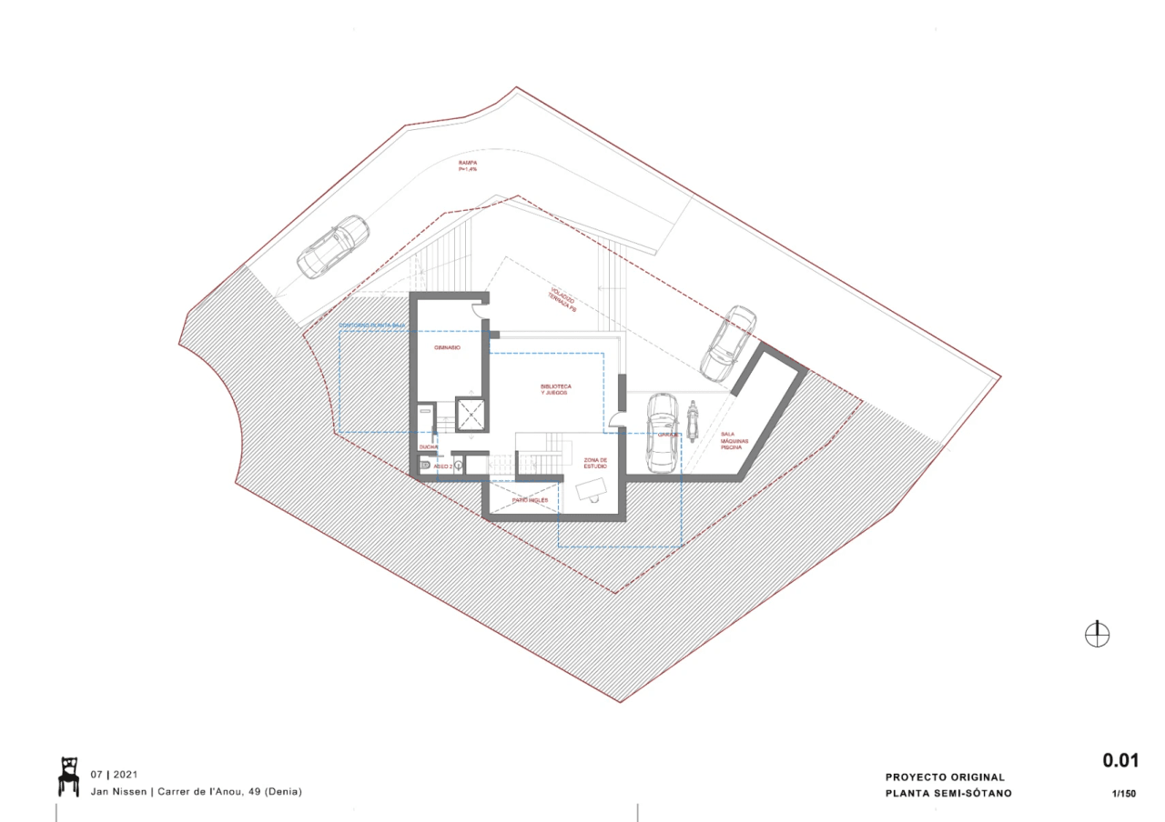 "Montgó House": Proyecto de Autor con Licencia Concedida y Vistas Infinitas en Dénia.