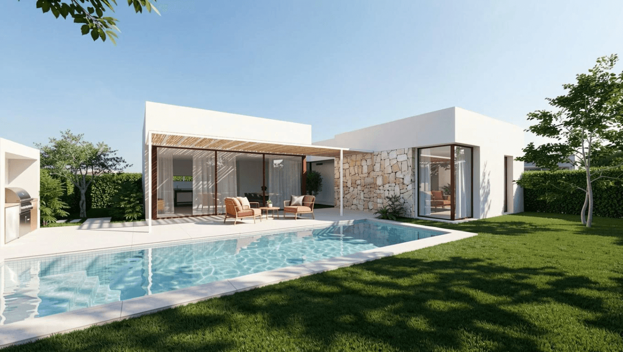 Villa con proyecto de llave en mano a un paso del centro de Dénia.