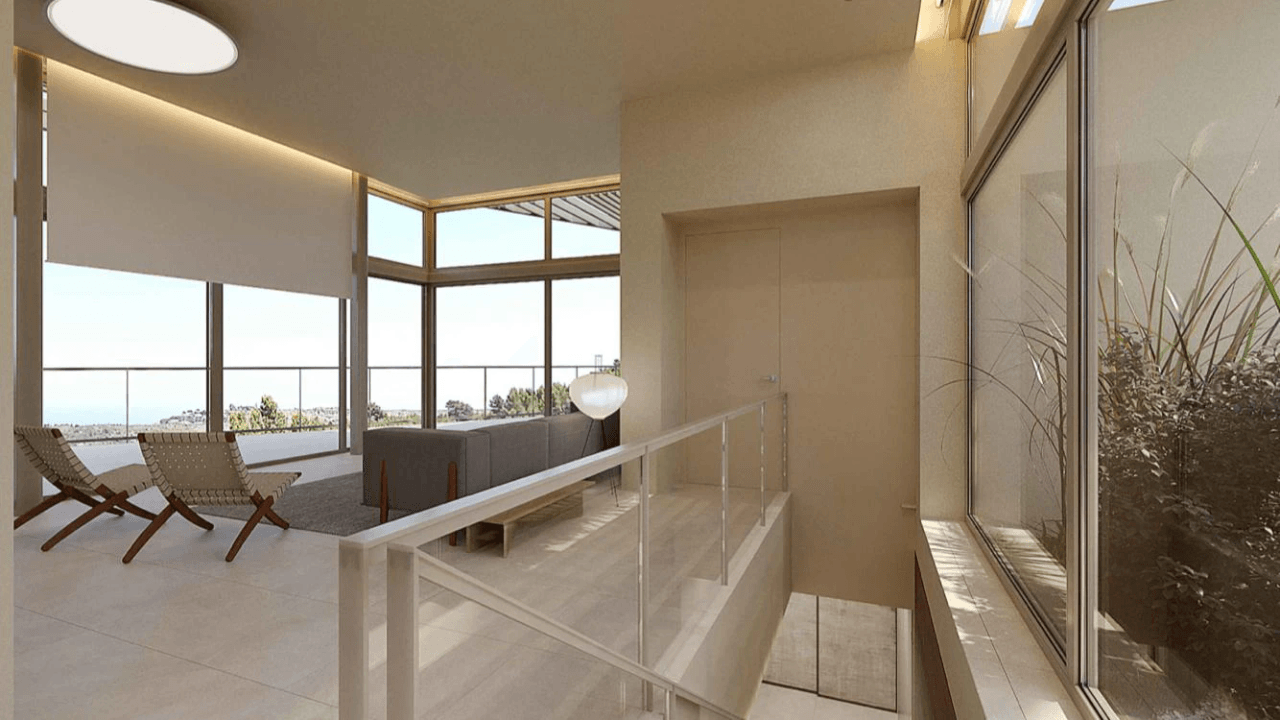 "Maison Montgó" : Projet d'Architecte avec Permis Accordé et Vues Infinites à Dénia.
