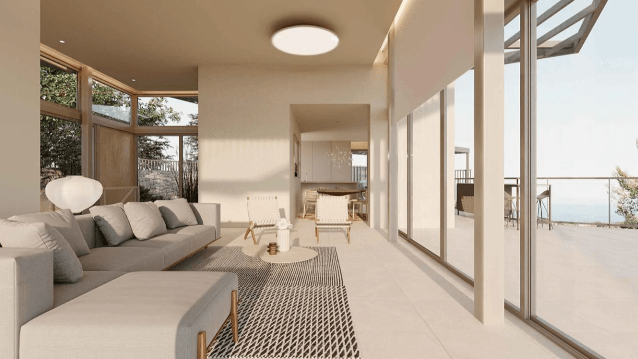 "Maison Montgó" : Projet d'Architecte avec Permis Accordé et Vues Infinites à Dénia.