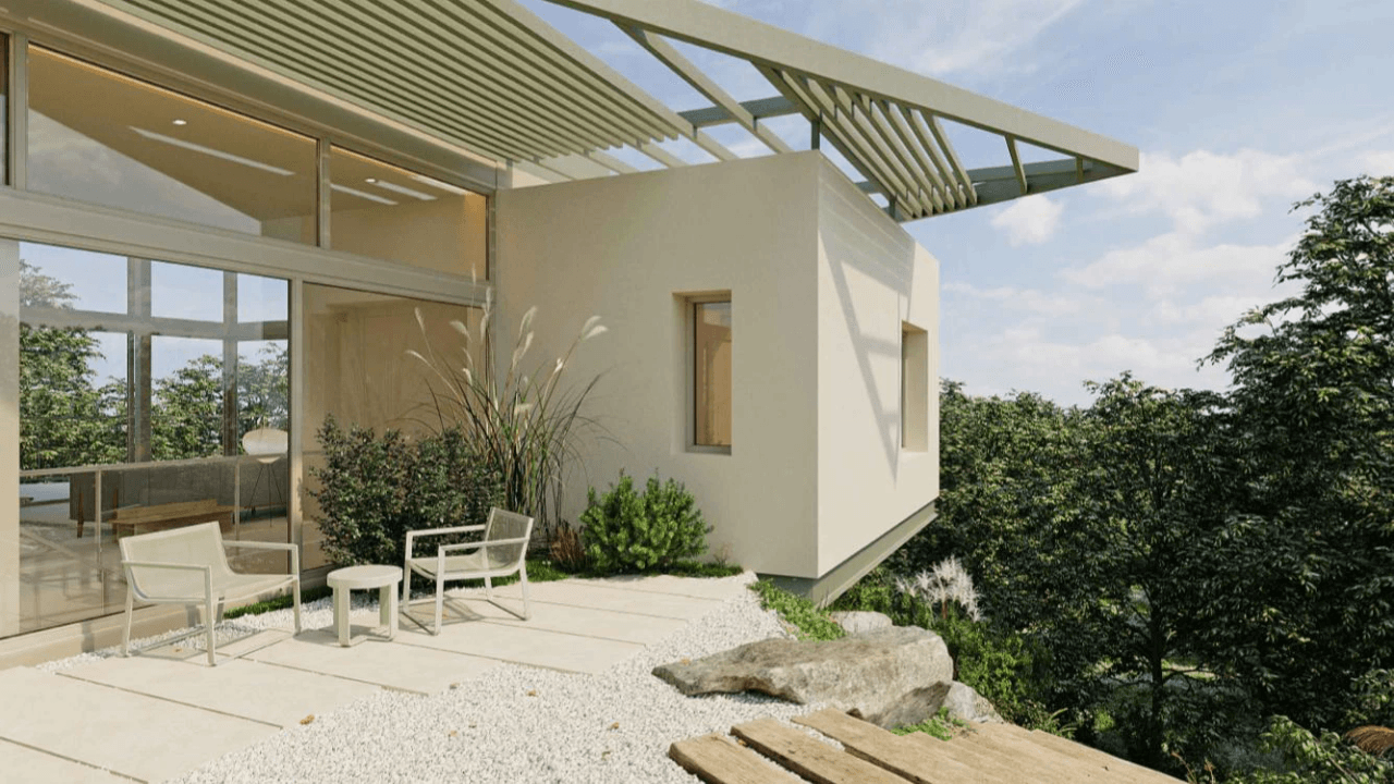 "Maison Montgó" : Projet d'Architecte avec Permis Accordé et Vues Infinites à Dénia.